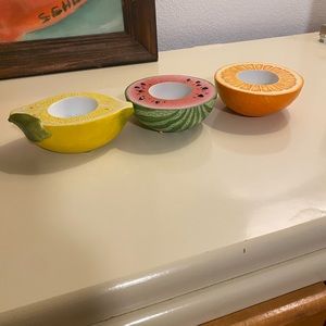 Partylite P9519 Summer Fest Fruits 3 Tealight Set